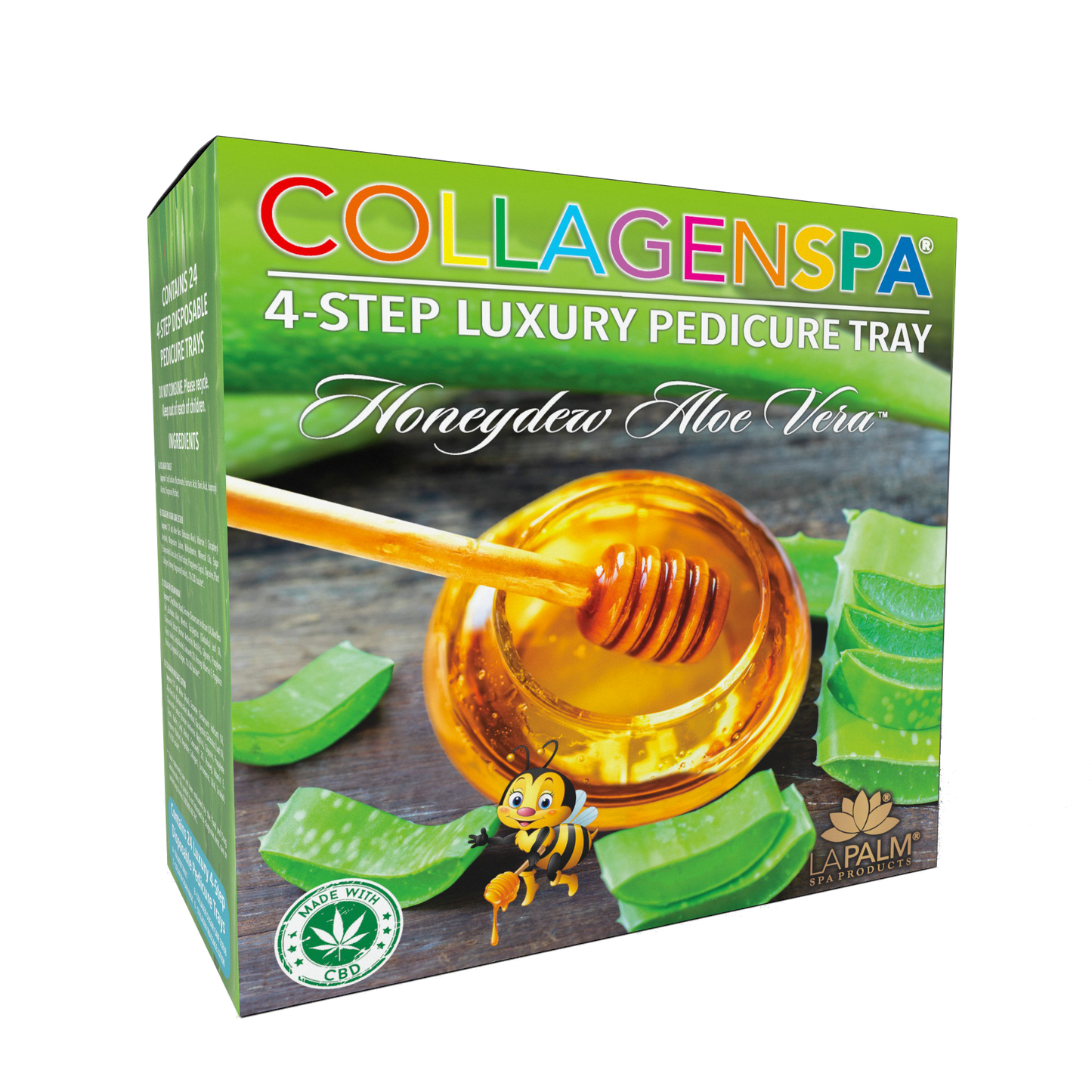 Collagen Spa Luxury Pedicure Tray 4-step | 24 trays