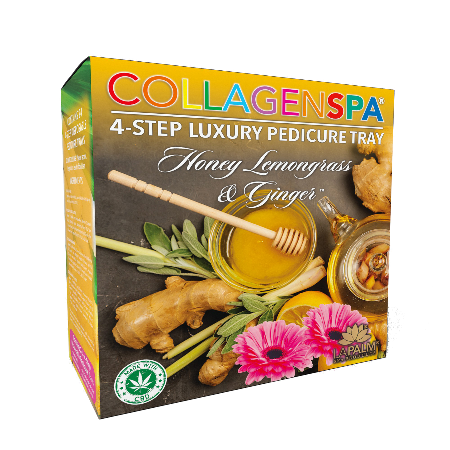 Collagen Spa Luxury Pedicure Tray 4-step | 24 trays