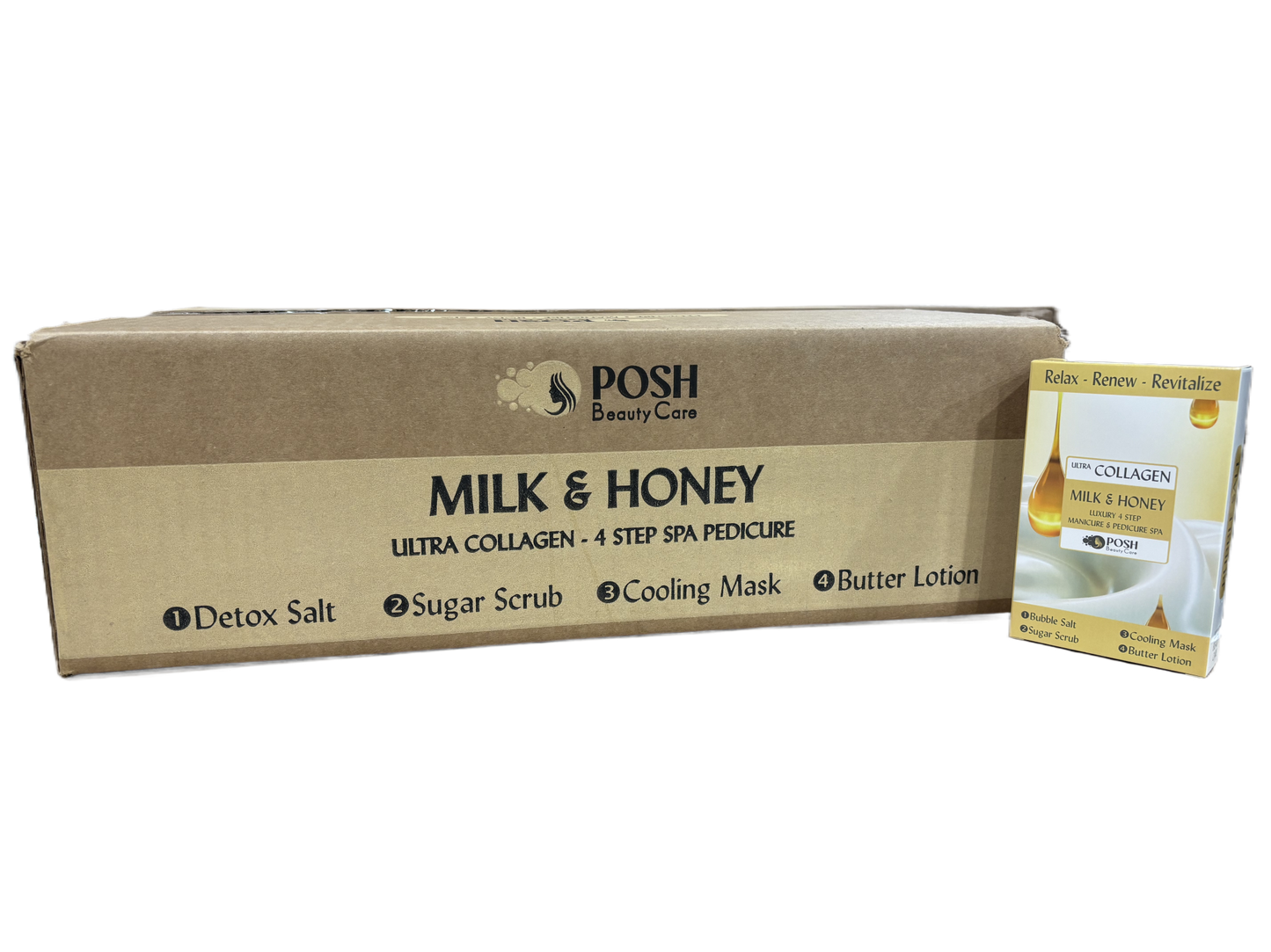 Posh Collagen 4 Steps Spa Kit 50pcs