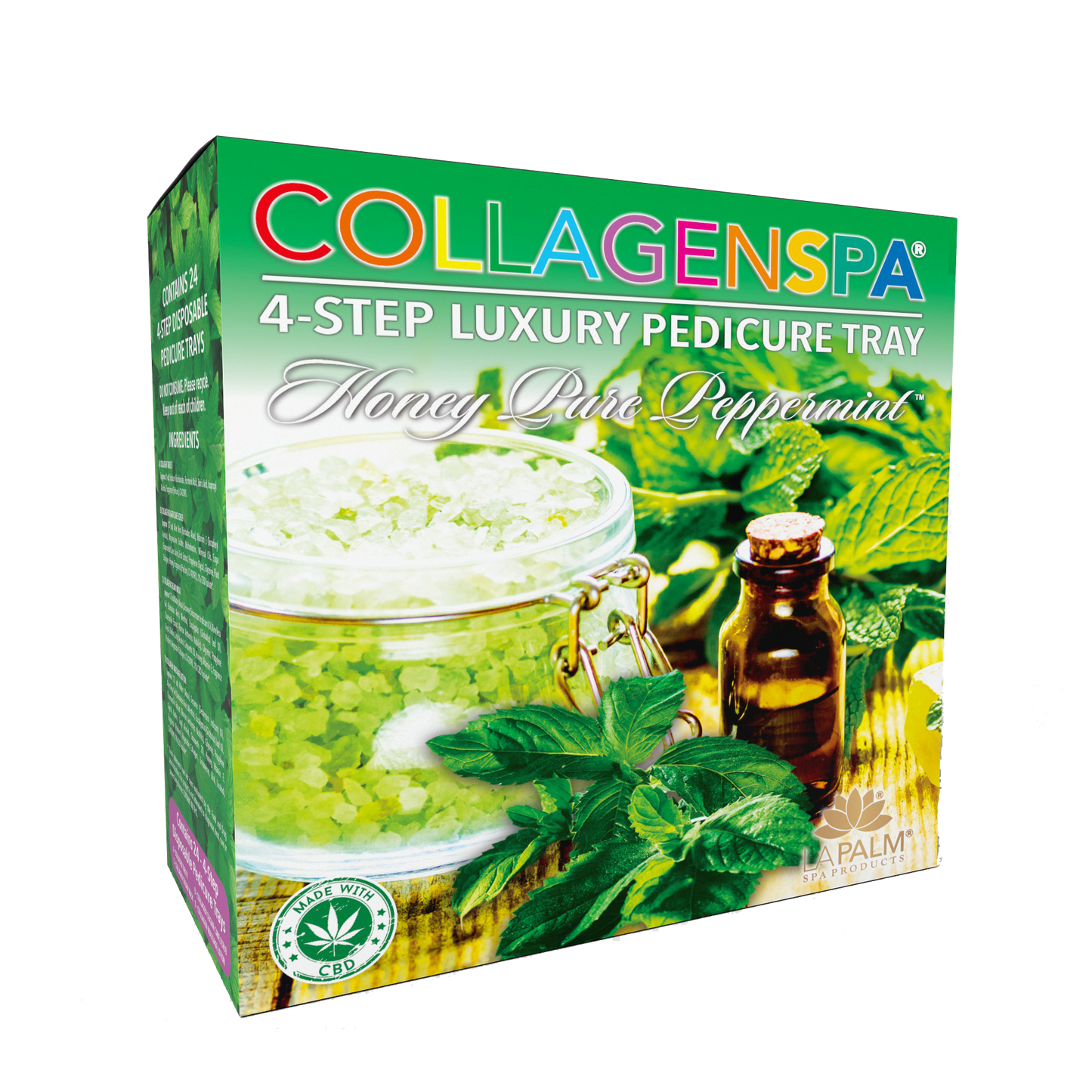 Collagen Spa Luxury Pedicure Tray 4-step | 24 trays