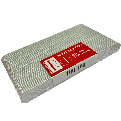 Red Nail Nail Files 50Pcs