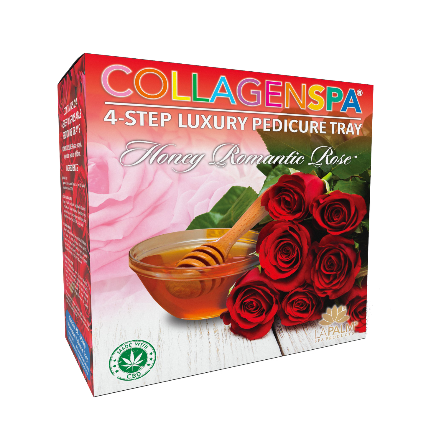 Collagen Spa Luxury Pedicure Tray 4-step | 24 trays